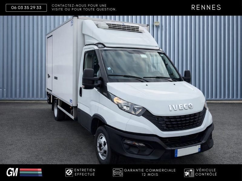 IVECO DAILY FRIGO /  TVA RÉCUPÉRABLE / 1ÈRE MAIN HAYON /  3 PLACES / CTTE