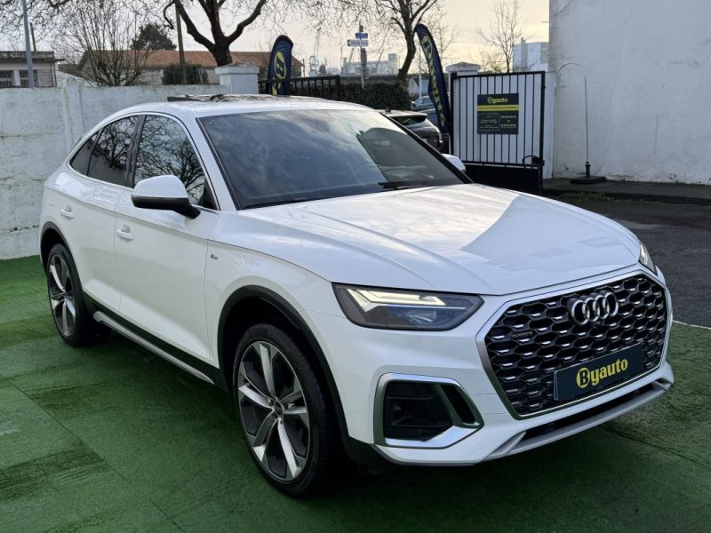 AUDI Q5  (2) SPORTBACK 50 TFSI E 299CH  QUATTRO S TRONIC 7 S-LINE TOIT OUVRANT /ATTELAGE GARANTIE 6 MOIS   