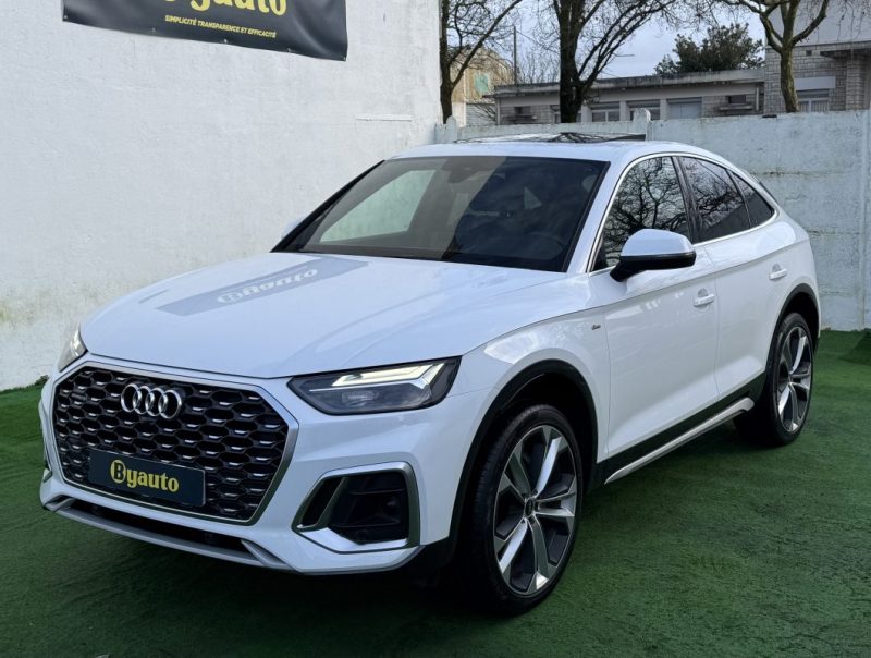 AUDI Q5  (2) SPORTBACK 50 TFSI E 299CH  QUATTRO S TRONIC 7 S-LINE TOIT OUVRANT /ATTELAGE GARANTIE 6 MOIS   