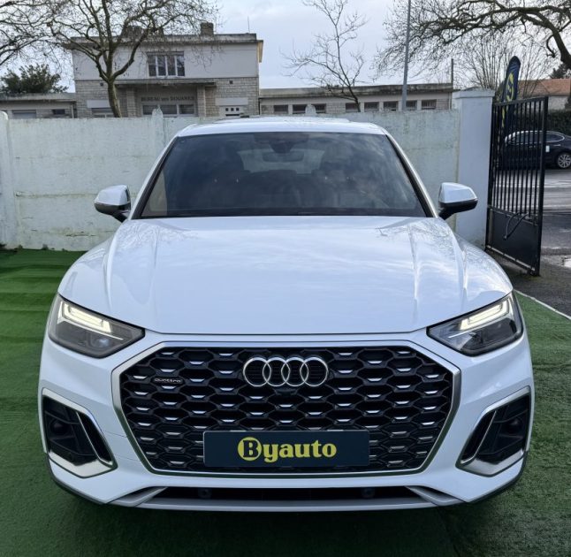 AUDI Q5  (2) SPORTBACK 50 TFSI E 299CH  QUATTRO S TRONIC 7 S-LINE TOIT OUVRANT /ATTELAGE GARANTIE 6 MOIS   