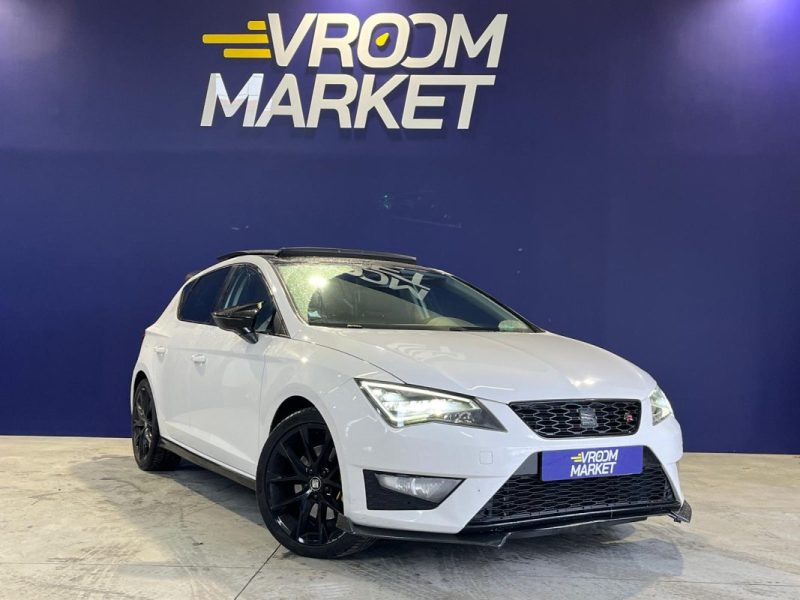 SEAT LEON 2.0 TDI 184CH FAP FR DSG *** TOIT OUVRANT / SIÈGES CHAUFFANTS / CUIR ALCANTARA / GPS ***