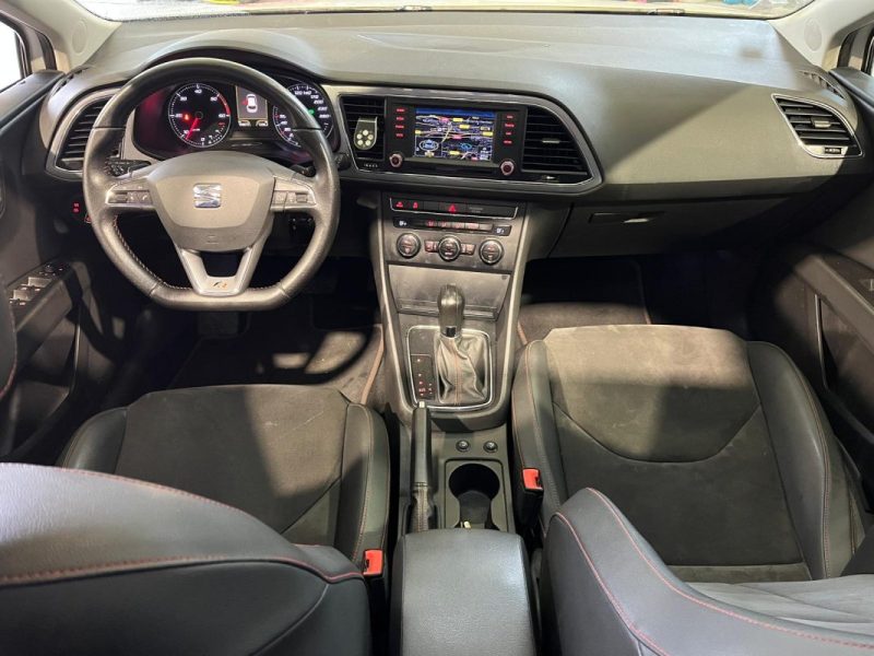 SEAT LEON 2.0 TDI 184CH FAP FR DSG *** TOIT OUVRANT / SIÈGES CHAUFFANTS / CUIR ALCANTARA / GPS ***