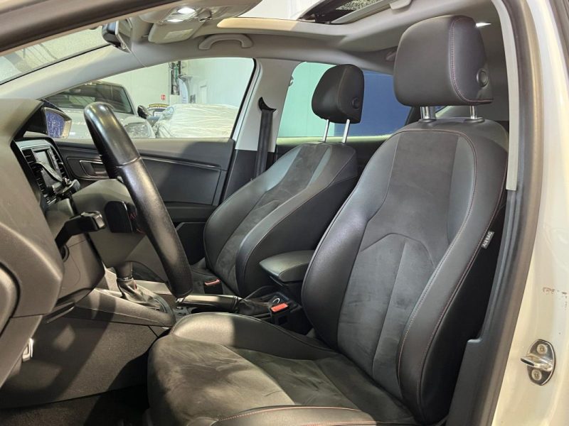 SEAT LEON 2.0 TDI 184CH FAP FR DSG *** TOIT OUVRANT / SIÈGES CHAUFFANTS / CUIR ALCANTARA / GPS ***