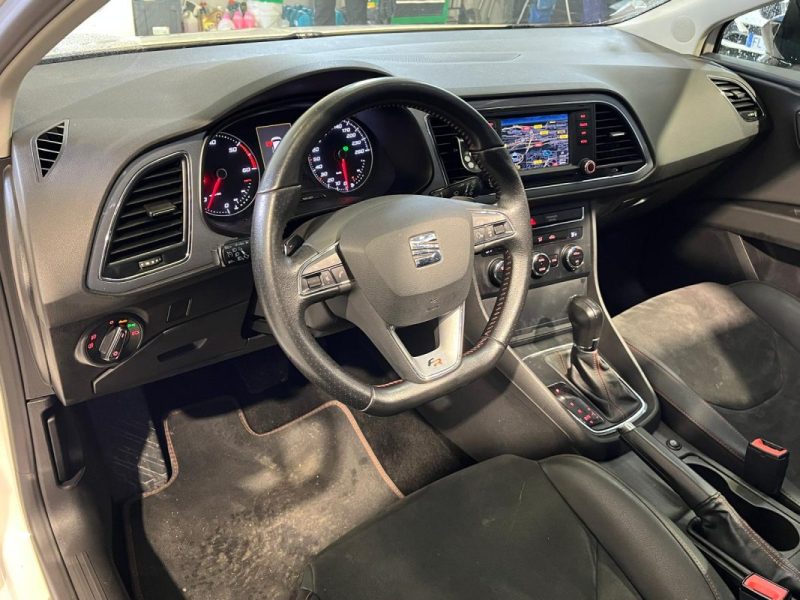 SEAT LEON 2.0 TDI 184CH FAP FR DSG *** TOIT OUVRANT / SIÈGES CHAUFFANTS / CUIR ALCANTARA / GPS ***