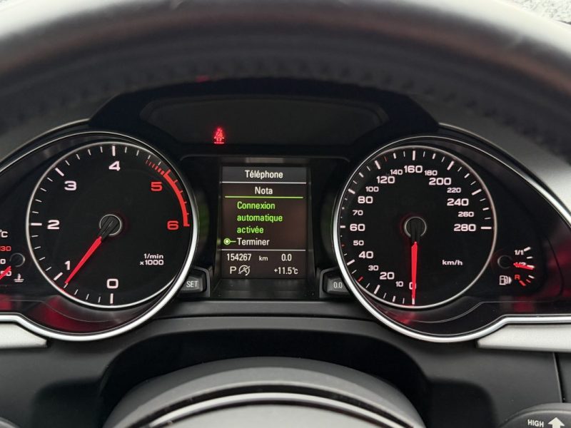 AUDI A5 PHASE 2 SPORTBACK 2.0 TDI 190 Cv QUATTRO / 5 PLACES - GARANTIE 1 AN