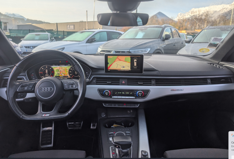 AUDI A4 2.0 TDI 190 CV QUATTRO S-LINE BVA VIRTUAL COCKPIT TOIT OUVRANT PANORAMIQUE  2016