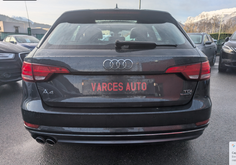 AUDI A4 2.0 TDI 190 CV QUATTRO S-LINE BVA VIRTUAL COCKPIT TOIT OUVRANT PANORAMIQUE  2016