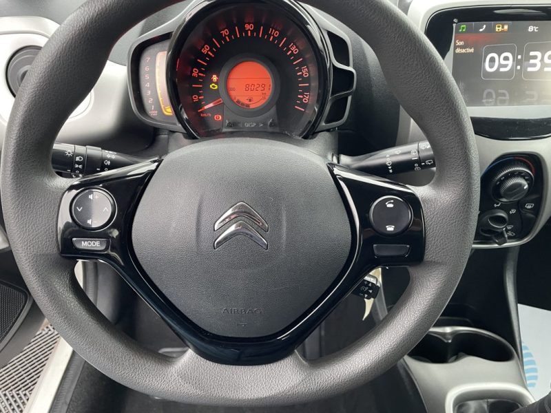 CITROEN C1 AIRSCAPE 1.2L  82CV  5P   GARANTIE 3/12 MOIS 2016