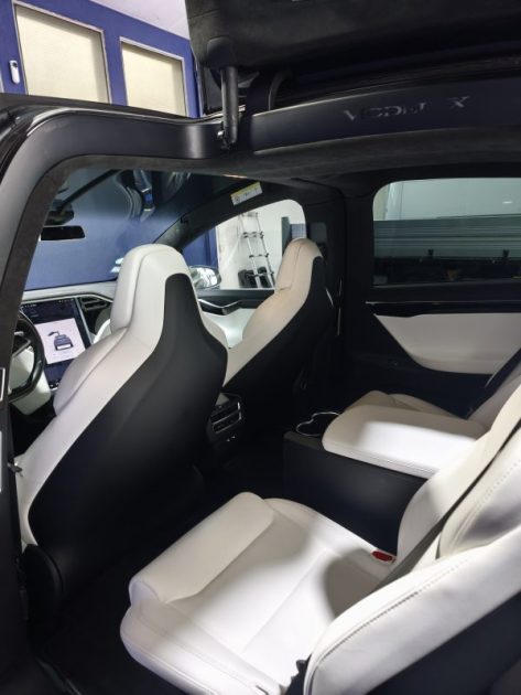 TESLA MODEL X 100D GRANDE AUTONOMIE  2017 6 PLACES CUIR BLANC 115000 KMS 