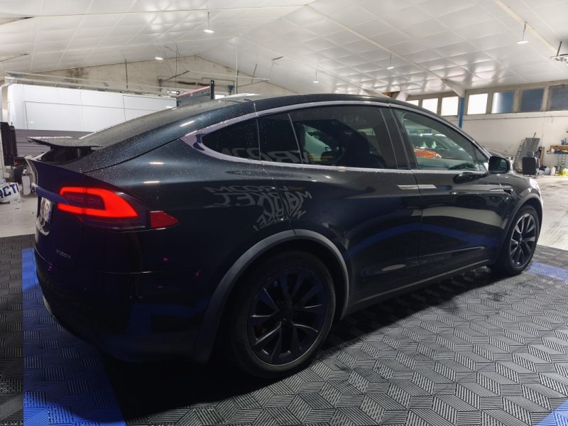 TESLA MODEL X P100D AWD 2018 PERFORAMNCE 6 PLACES CUIR BLANC 