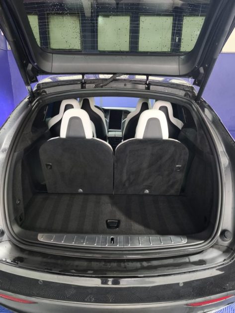 TESLA MODEL X P100D AWD 2018 PERFORAMNCE 6 PLACES CUIR BLANC 
