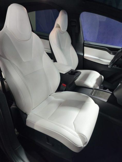 TESLA MODEL X P100D AWD 2018 PERFORAMNCE 6 PLACES CUIR BLANC 