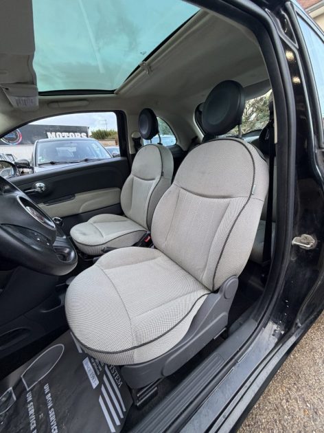 FIAT 500 1.2 LOUNGE 2008 - 66 242Kms - Boite Manuelle - Distrib ok - Premier Main - SUIVIT FIAT