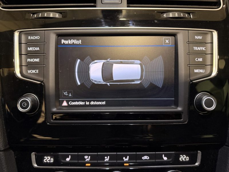 GOLF 7 R-LINE - 1.4 L TFSI - 125 ch - 2016 - BVM - SIEGES CHAUFFANTS - Caméra de Recul - 2 ème main 