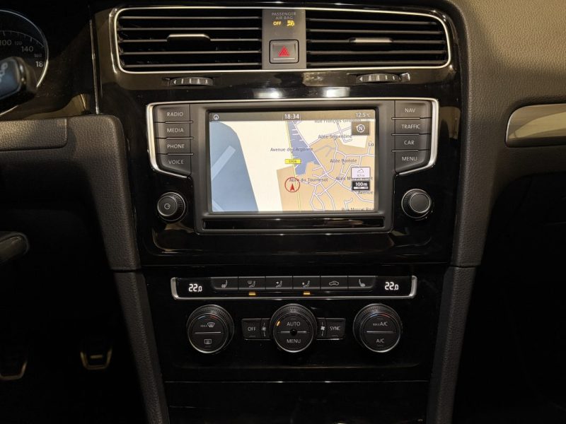 GOLF 7 R-LINE - 1.4 L TFSI - 125 ch - 2016 - BVM - SIEGES CHAUFFANTS - Caméra de Recul - 2 ème main 