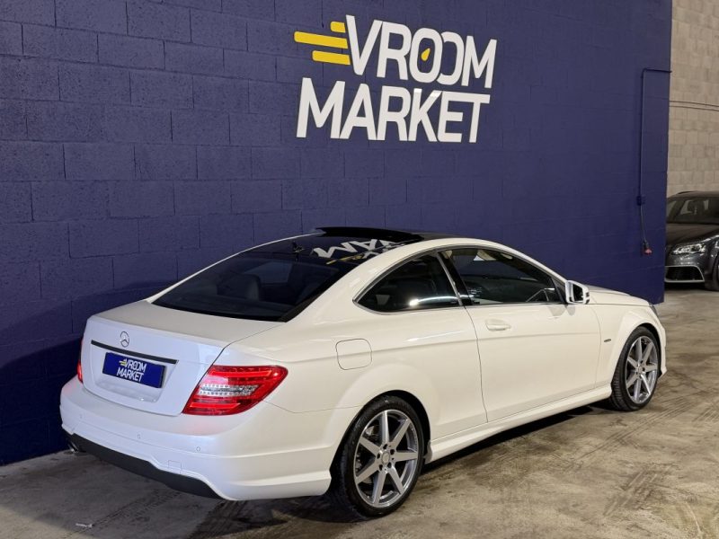 MERCEDES CLASSE C 250 CDI Coupé Ph2 7G-Tronic+ 204cv PACK AMG - Toit ouvrant - 129 000 klm   