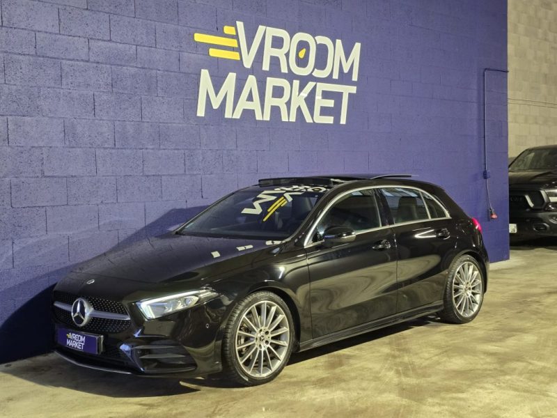 MERCEDES CLASSE A 200 163Cv AMG-LINE 7G-DCT- TOIT OUVRANT -SIEGES CHAUFFANT- CARPLAY