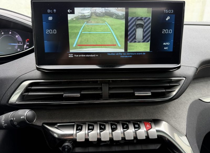 PEUGEOT 3008 II 1.5 BLUEHDI 130CV GT EAT8 / TOIT OUVRANT / BLANC NACREE / ORIGINE FRANCE 