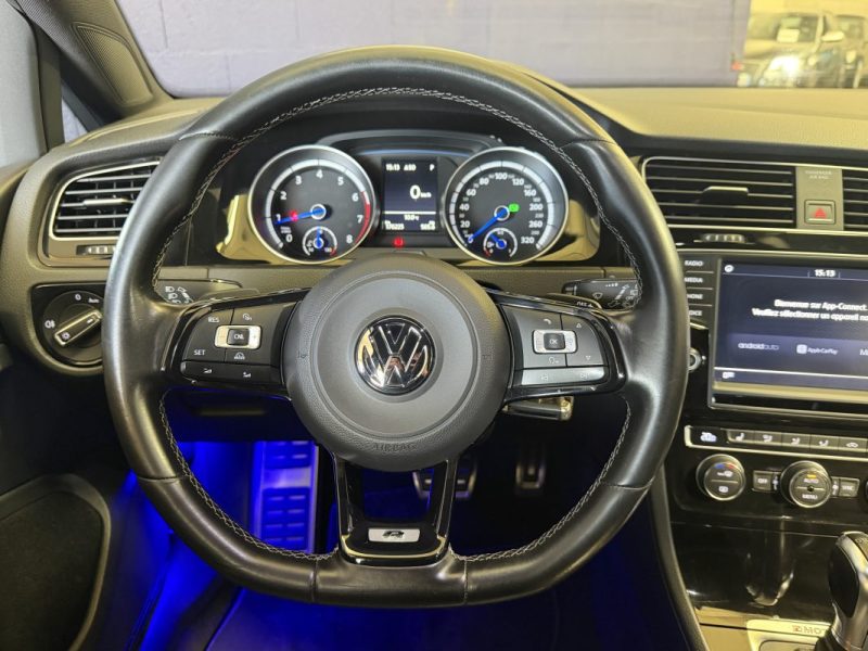 VOLKSWAGEN GOLF 7R 2.0 TSI 300cv 4MOTION DSG6 - SIEGES CHAUFFANTS - PACK CARBONE - 2ème MAIN  