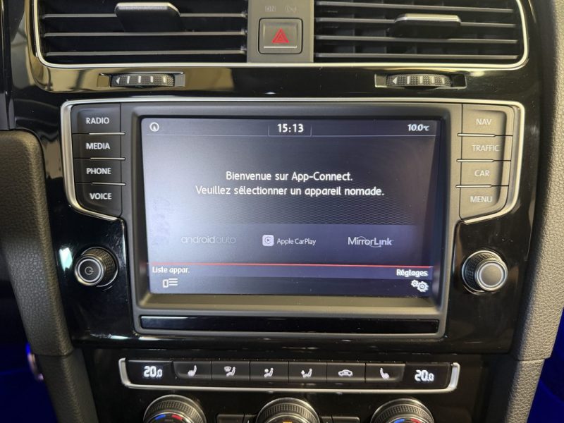 VOLKSWAGEN GOLF 7R 2.0 TSI 300cv 4MOTION DSG6 - SIEGES CHAUFFANTS - PACK CARBONE - 2ème MAIN  