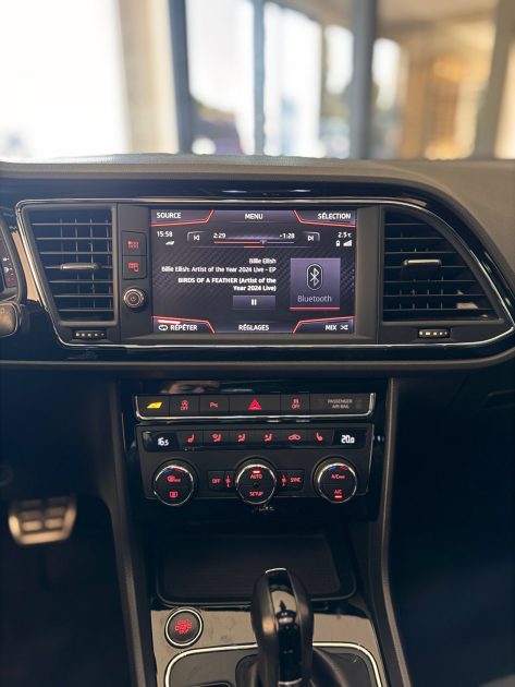 SEAT LEON CUPRA 300 DSG – 77 000 KM – GARANTIE 12 MOIS - Configuration exceptionnelle - virtual