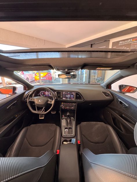 SEAT LEON CUPRA 300 DSG – 77 000 KM – GARANTIE 12 MOIS - Configuration exceptionnelle - virtual