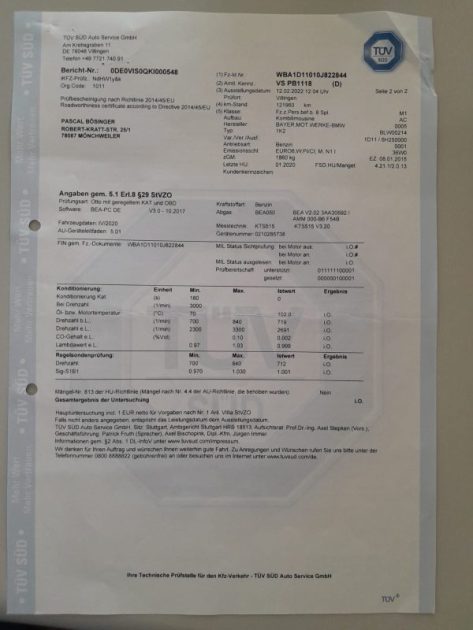 BMW F21 116i PACK M SPORT 136CH 1ERE MAIN GARANTIE 12 MOIS EUROPE
