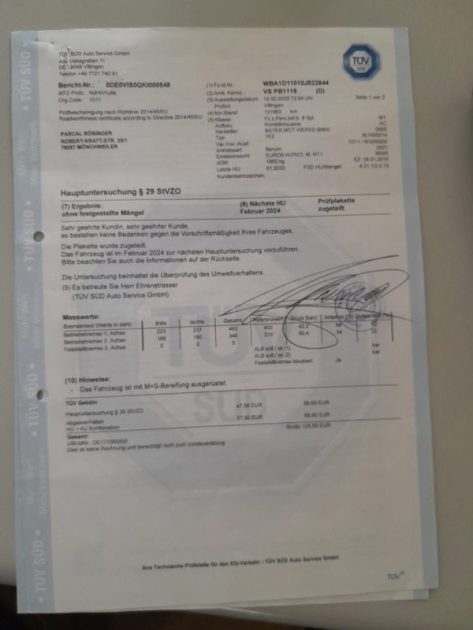 BMW F21 116i PACK M SPORT 136CH 1ERE MAIN GARANTIE 12 MOIS EUROPE