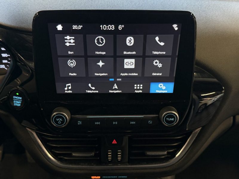 FORD FIESTA 6 VI 1.5 TDCI 85 Cv ECRAN GPS TACTILE BVM6 - GARANTIE 1 AN