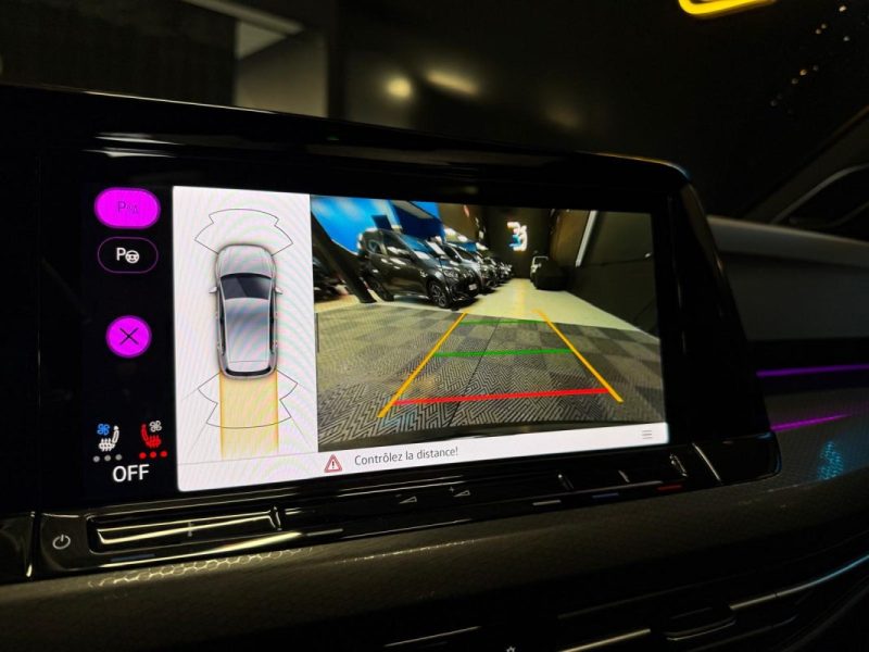 VOLKSWAGEN GOLF 8 GTD 2.0 Tdi 200cv DSG7 / TOIT OUVRANT + AFFICHAGE TETE HAUTE + CUIR ELEC + H&K /