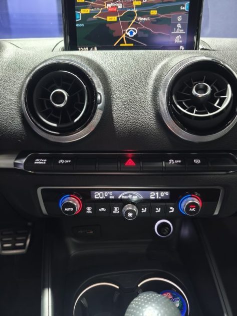 AUDI A3 SPORTBACK ,  2.0 TFSI 190 Cv , S-LINE QUATTRO , BVA , ENTRETIEN AUDI COMPLET 2018