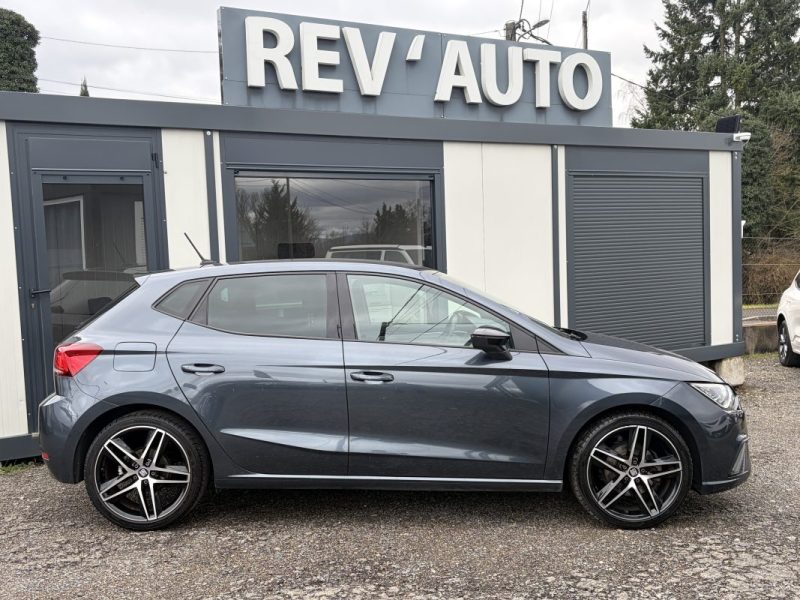 Seat Ibiza 1.0 TSI 110ch FR / Camera / Régulateur adaptatif / Cockpit / Keyless / LEDS / CarPlay / 5