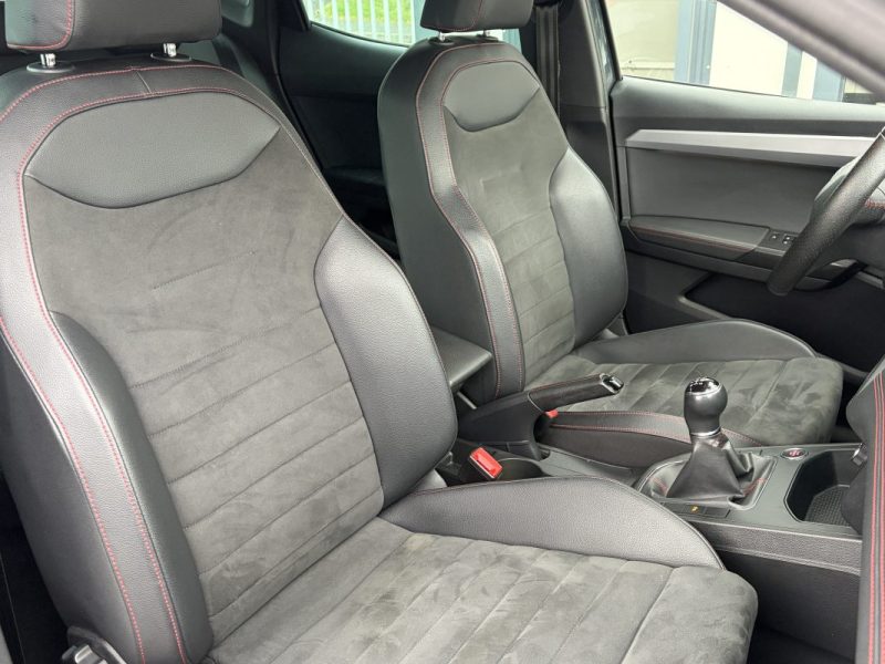 Seat Ibiza 1.0 TSI 110ch FR / Camera / Régulateur adaptatif / Cockpit / Keyless / LEDS / CarPlay / 5