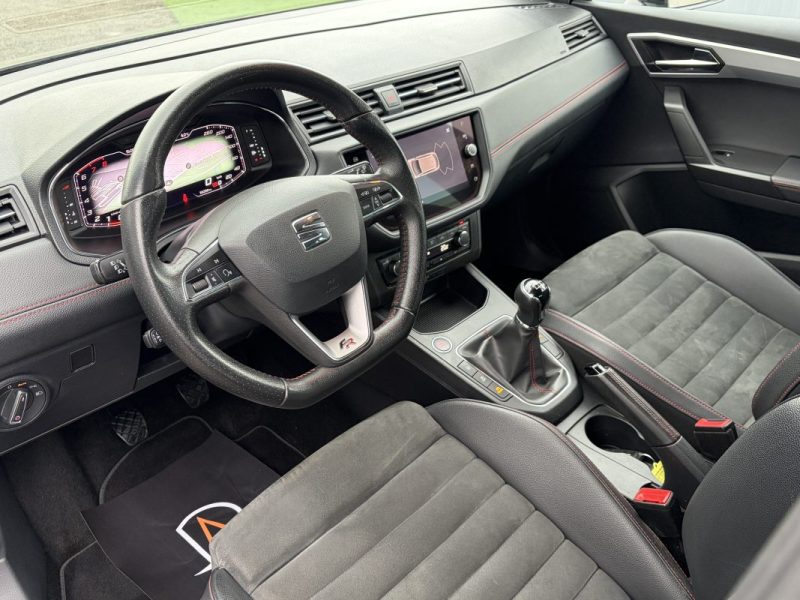 Seat Ibiza 1.0 TSI 110ch FR / Camera / Régulateur adaptatif / Cockpit / Keyless / LEDS / CarPlay / 5