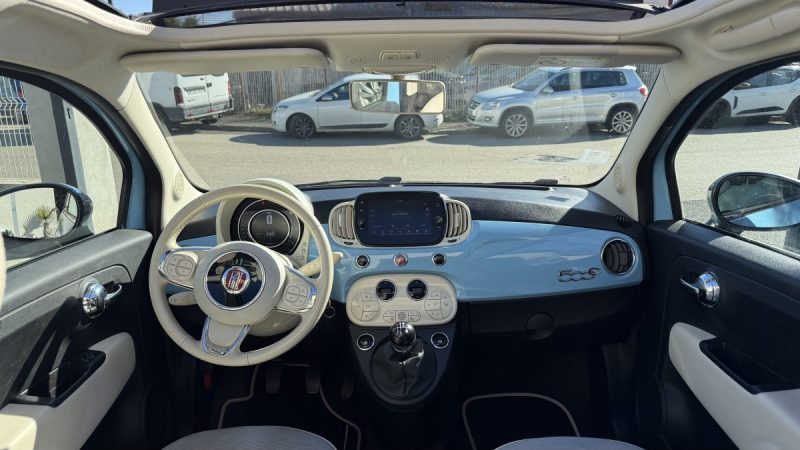 FIAT 500 cabriolet 1.2 69CH SPIAGGINA'58 / 2018