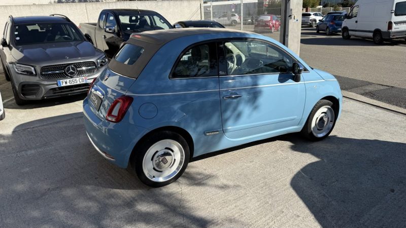 FIAT 500 cabriolet 1.2 69CH SPIAGGINA'58 / 2018