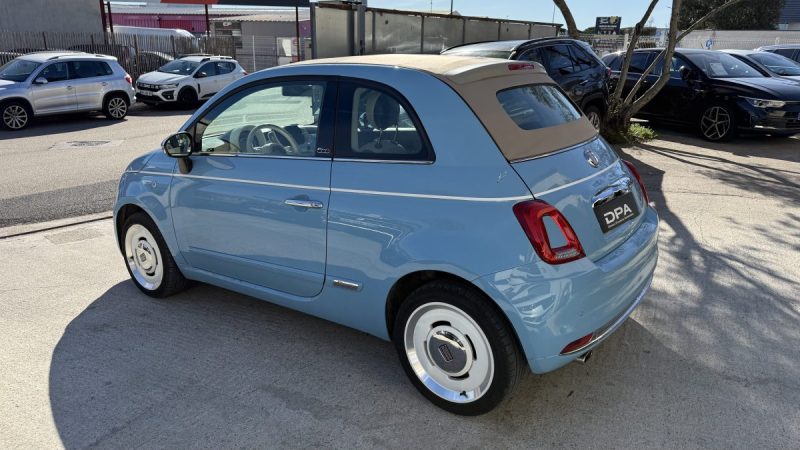 FIAT 500 cabriolet 1.2 69CH SPIAGGINA'58 / 2018