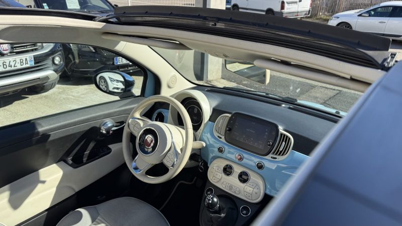 FIAT 500 cabriolet 1.2 69CH SPIAGGINA'58 / 2018