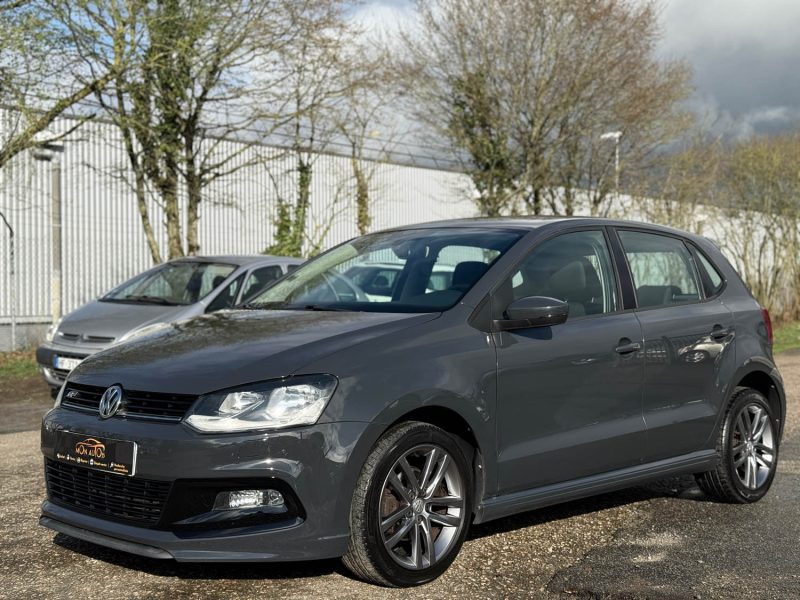 VOLKSWAGEN POLO 1.4 TDI 90 R-LINE – DSG7 – Écran Tactile – Radar AV/AR – Révisée & Garantie 6 mois