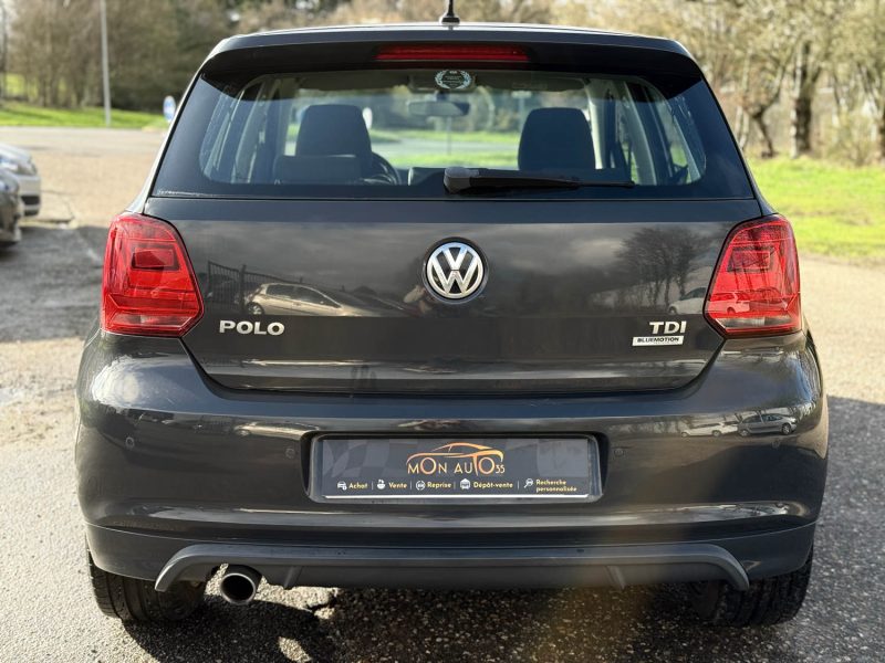 VOLKSWAGEN POLO 1.4 TDI 90 R-LINE – DSG7 – Écran Tactile – Radar AV/AR – Révisée & Garantie 6 mois