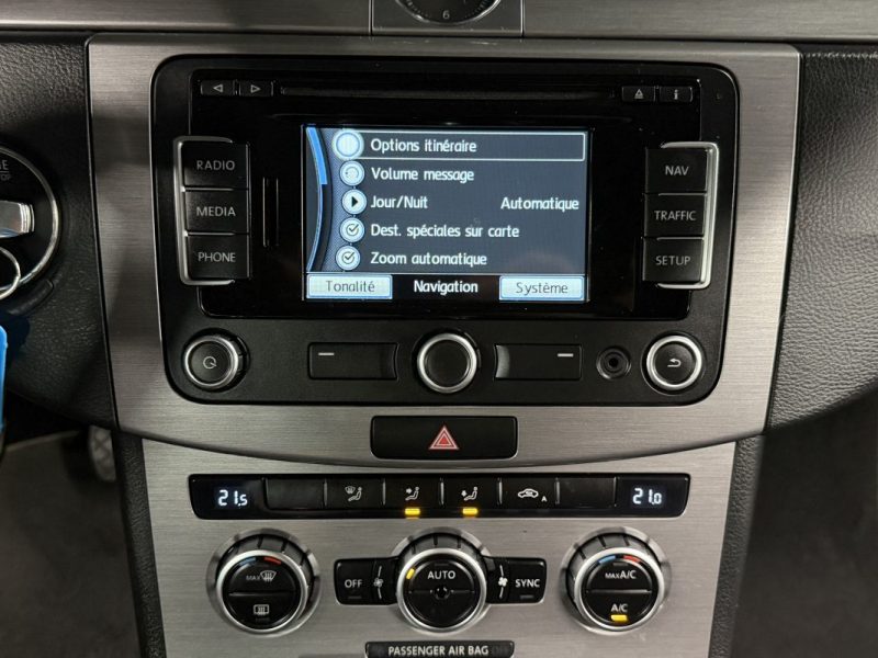 VOLKSWAGEN PASSAT 6 VII SW / BREAK CONFORTLINE 1.6 TDI 105 ECRAN GPS CRIT AIR 2 BVM6 - GARANTIE 1 A