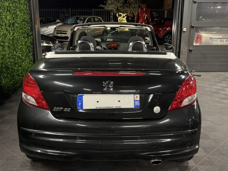 PEUGEOT 207 CC PHASE 2 COUPE CABRIOLET 1.6 HDI 112 Cv ECRAN TACTILE BVM6 - GARANTIE 1 AN