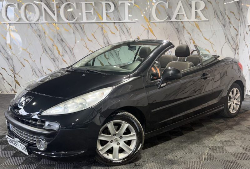 PEUGEOT 207 CAB COUPE 1.6 FILOU 2007 - 120 CH - 75 .336Kms - Distrib ok - SUIVIT PEUGEOT