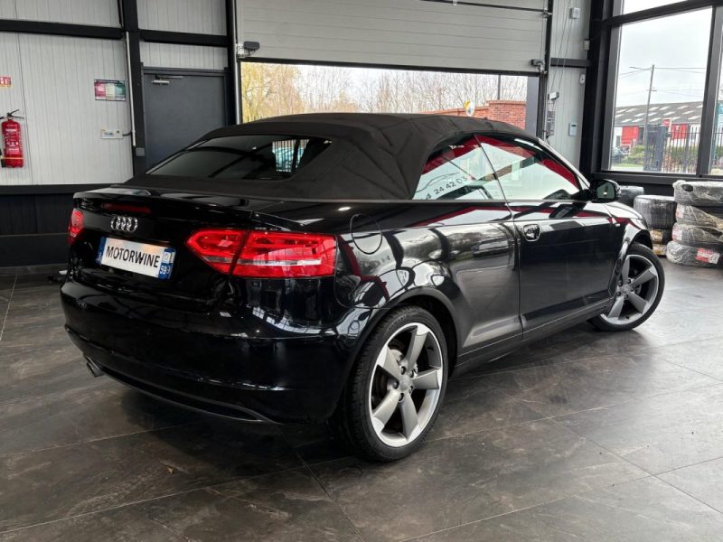 Audi A3 Cabriolet 2.0 TDI 140ch 🚗 S line ✨ Sièges chauffants 🔥 Radar 🔊 Reprise 🔄 Garantie 🛡️