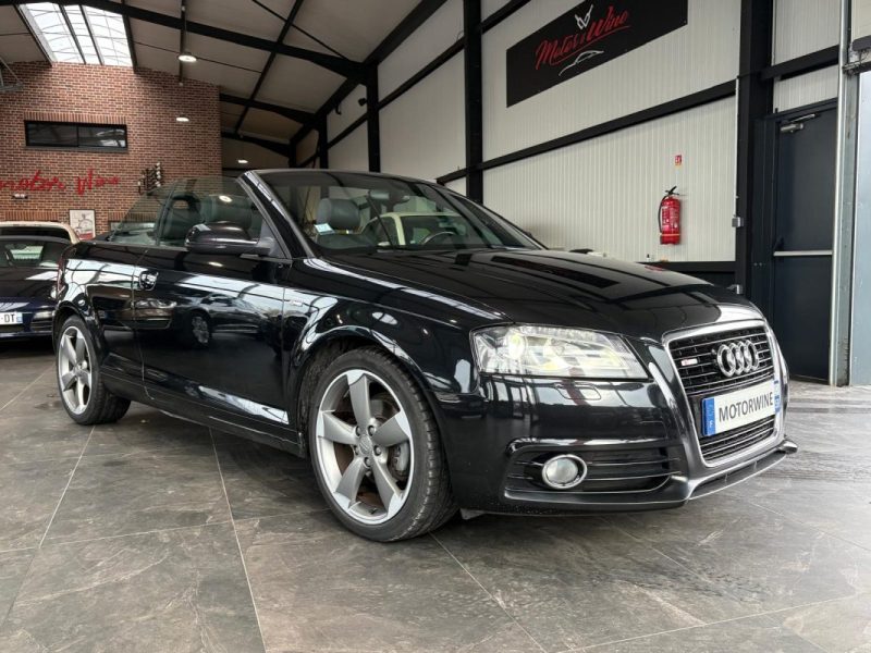 Audi A3 Cabriolet 2.0 TDI 140ch 🚗 S line ✨ Sièges chauffants 🔥 Radar 🔊 Reprise 🔄 Garantie 🛡️