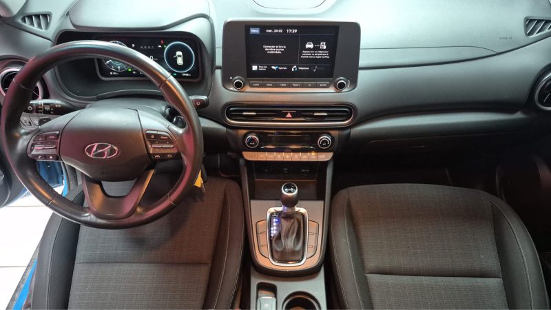 HYUNDAI KONA PHASE 2 SUV 1.6 HYBRIDE 141cv INTUITIVE DCT6/1 ERE MAIN TVA RECUPERABLE