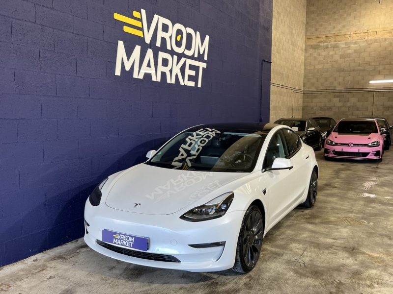 TESLA MODEL 3 LONG RANGE PERFORMANCE AWD 465CH - PONPE A CHALEUR - 151000KM