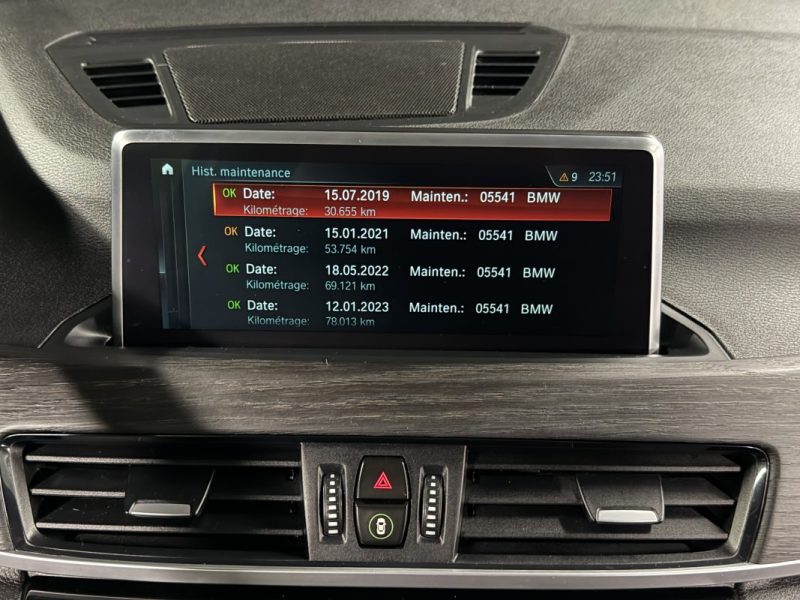 BMW X1 F48 XDRIVE 20D 2.0 190 Cv BOITE AUTOMATIQUE TOIT OUVRANT 4x4 - GARANTIE 1 AN