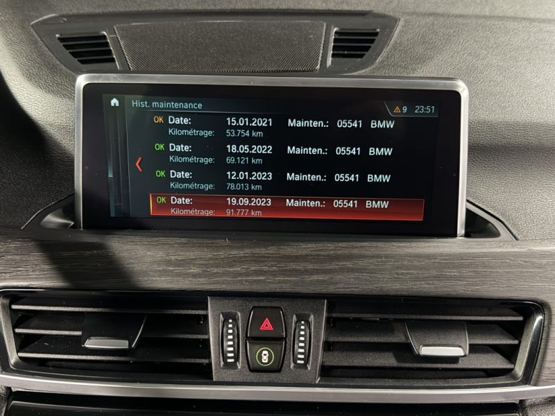 BMW X1 F48 XDRIVE 20D 2.0 190 Cv BOITE AUTOMATIQUE TOIT OUVRANT 4x4 - GARANTIE 1 AN