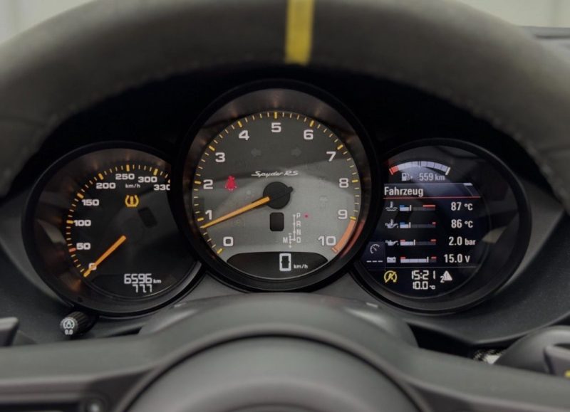Porsche 718 Spyder RS 500CH PDK - Weissach - Lift - Malus Inclus 
